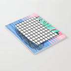 Glam - pop art memphis neon house plants throwback retro 80s style cool brooklyn style minimalism Notebook Gallery Image 3