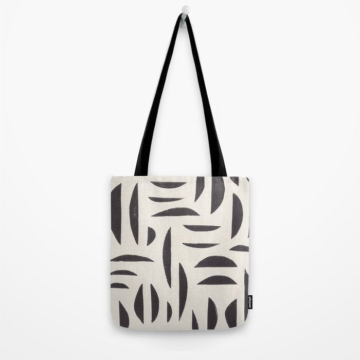 Linocut Abstract #4 Tote Bag Gallery Image 2