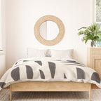 Linocut Abstract #4 Duvet Cover Gallery Image 3