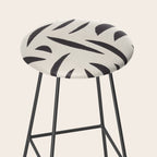 Linocut Abstract #4 Stool Gallery Image 2
