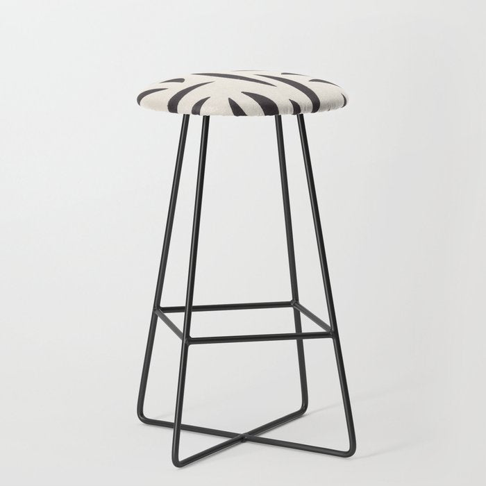 Linocut Abstract #4 Stool Gallery Image 1
