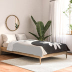 Yin Yang Flower in Black & White Comforter Gallery Image 2