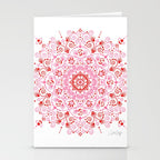 Moroccan Mandala - Valentine Palette Stationery Card Gallery Image 2