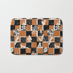 Black Forest check Bath Mat Gallery Image 1