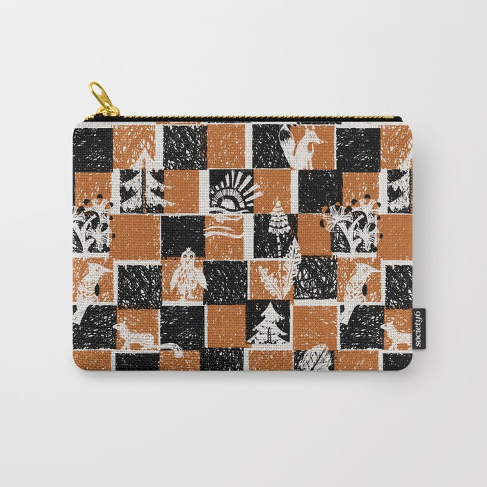 Black Forest check Carry All Pouch Gallery Image 1