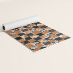 Black Forest check Yoga Mat Gallery Image 2