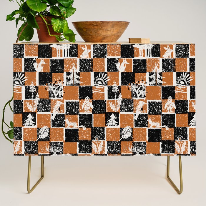 Black Forest check Credenza Gallery Image 1