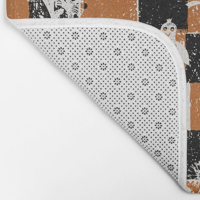 Black Forest check Bath Mat Gallery Image 2