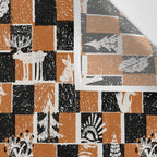Black Forest check Wall Tapestry Gallery Image 3
