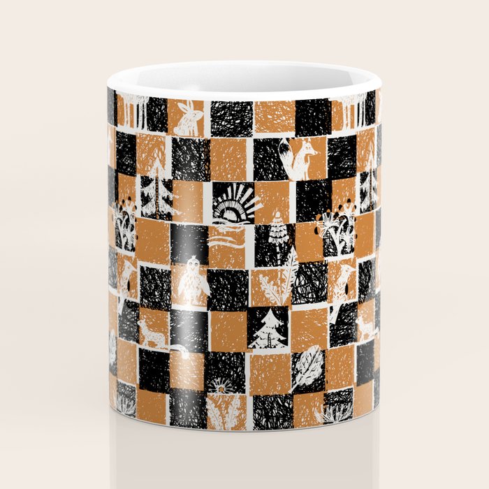 Black Forest check Coffee Mug Gallery Image 4