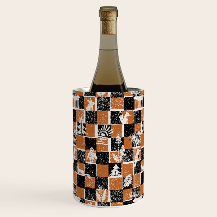 Black Forest check Wine Chiller Gallery Image 1