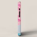 No Can Do - hipster abstract neon 1980s style memphis print palm springs socal los angeles desert iPhone Case Gallery Image 2
