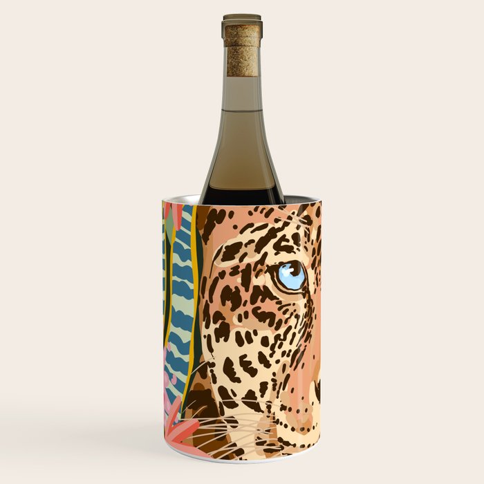Peek A Boo Leopard Wine Chiller Gallery Image 2