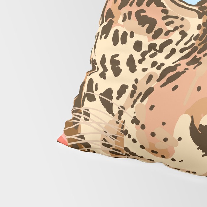 Peek A Boo Leopard Pillow Sham Gallery Image 4
