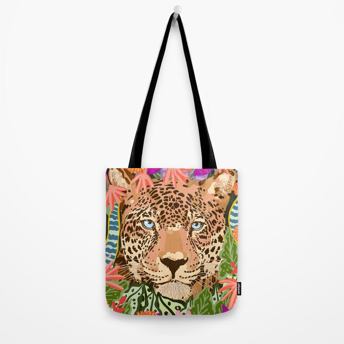Peek A Boo Leopard Tote Bag Gallery Image 2