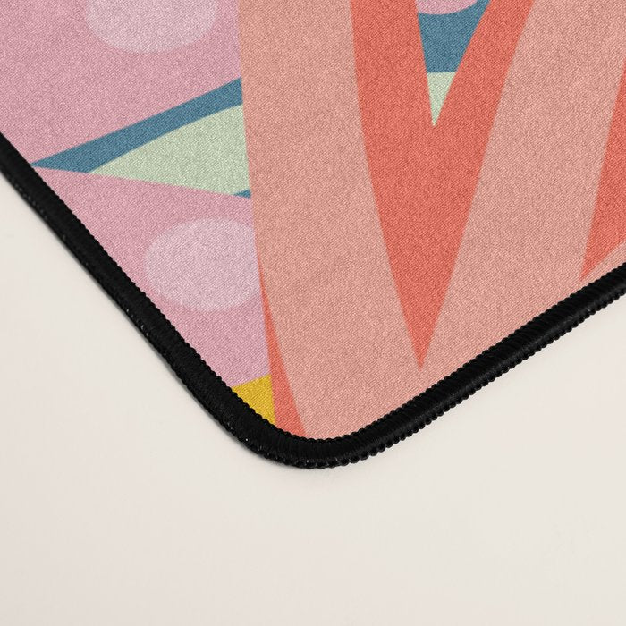 Peek A Boo Leopard Desk Mat Gallery Image 4