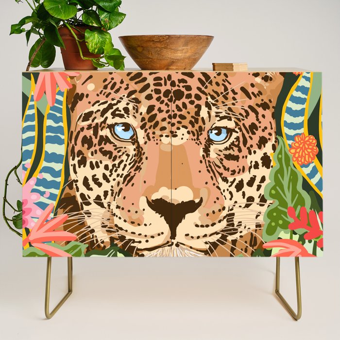 Peek A Boo Leopard Credenza Gallery Image 1