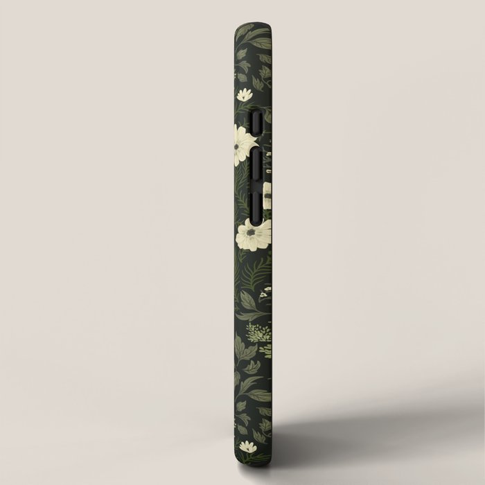 Woodland Nouveau Pattern Forest Green iPhone Case Gallery Image 2