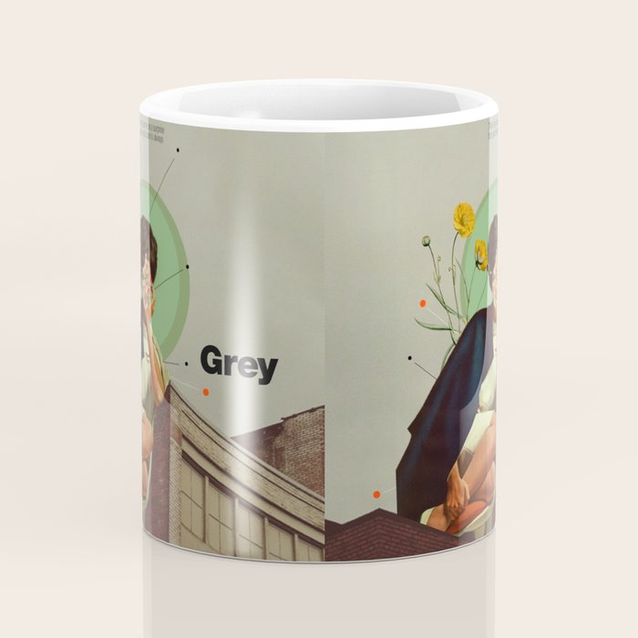Grey Coffee Mug Gallery Image 4