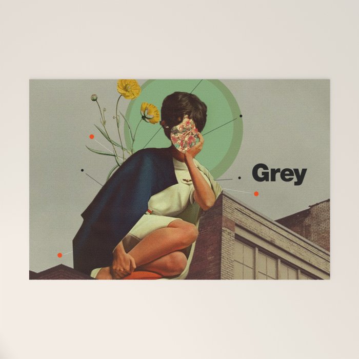 Grey Welcome Mat Gallery Image 1