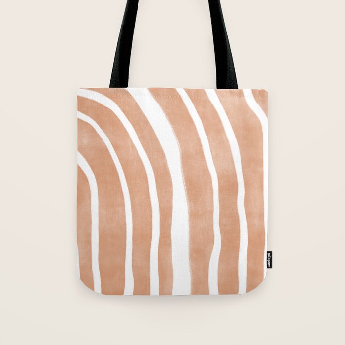 Mid-Century Line Modern Art # 64 Tote Bag Gallery Image 1