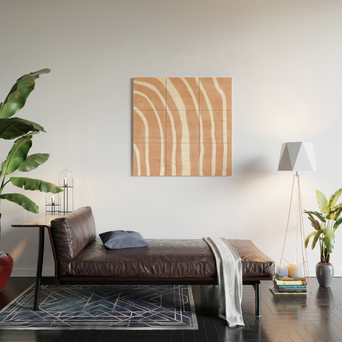 Mid-Century Line Modern Art # 64 Wood Wall Art Gallery Image 2