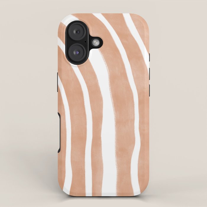 Mid-Century Line Modern Art # 64 iPhone Case Gallery Image 1
