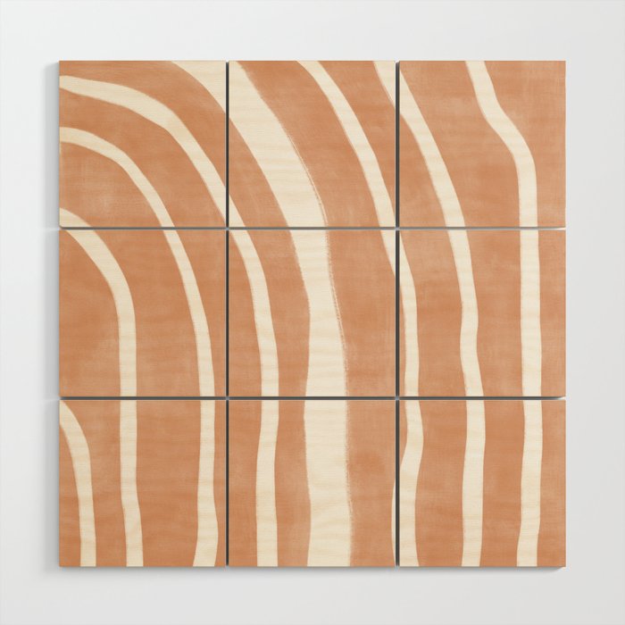 Mid-Century Line Modern Art # 64 Wood Wall Art Gallery Image 1