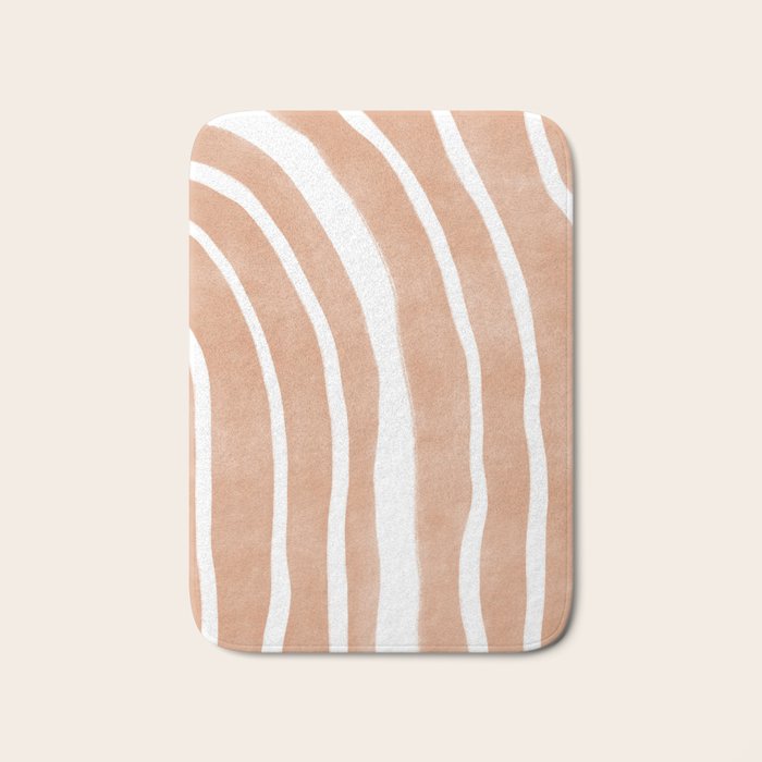 Mid-Century Line Modern Art # 64 Bath Mat Gallery Image 1