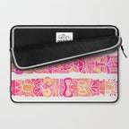 Tiki Totems - Pink Palette Laptop Sleeve Gallery Image 2