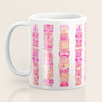 Tiki Totems - Pink Palette Coffee Mug Gallery Image 3