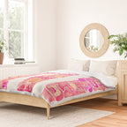 Tiki Totems - Pink Palette Duvet Cover Gallery Image 2