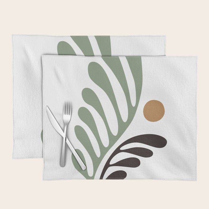 Simplicity Leaf and Sun Duo Placemat Gallery Image 1