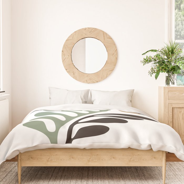Simplicity Leaf and Sun Duo Duvet Cover Gallery Image 3