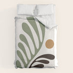 Simplicity Leaf and Sun Duo Duvet Cover Gallery Image 6