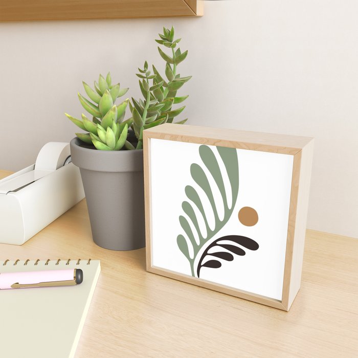 Simplicity Leaf and Sun Duo Mini Art Print Gallery Image 2