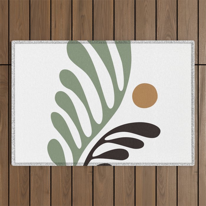 Simplicity Leaf and Sun Duo Outdoor Rug Gallery Image 1