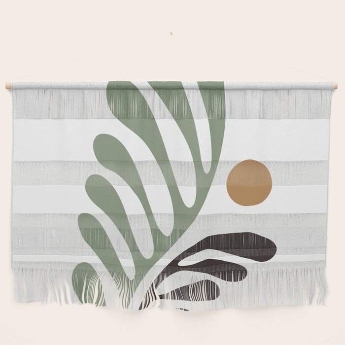 Simplicity Leaf and Sun Duo Wall Hanging Gallery Image 1