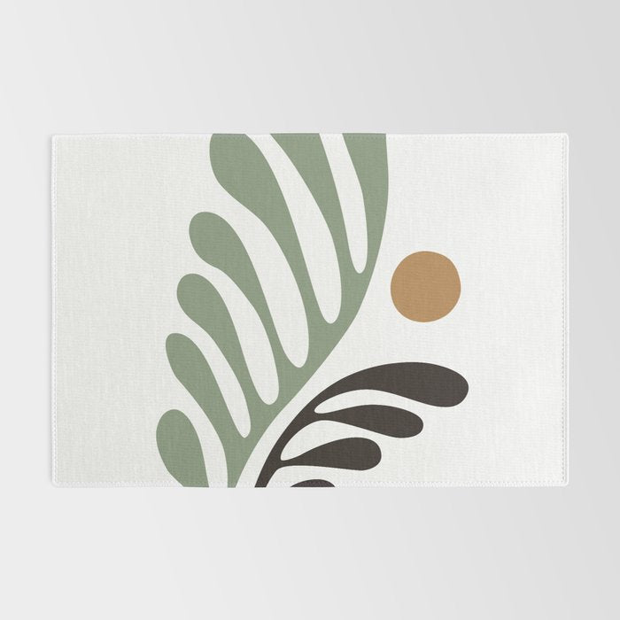 Simplicity Leaf and Sun Duo Rug Gallery Image 2