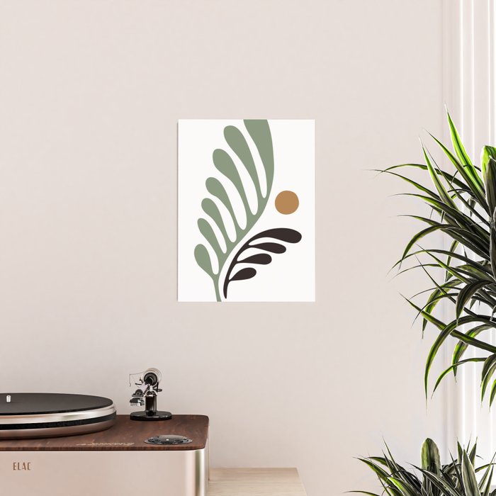 Simplicity Leaf and Sun Duo Poster Gallery Image 2