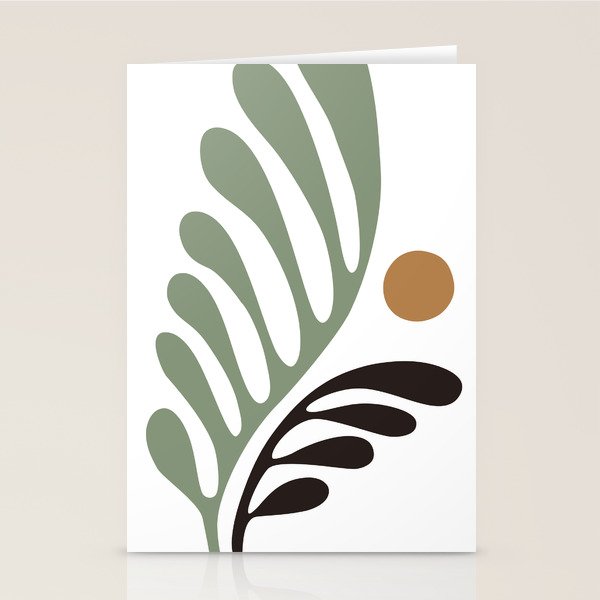 Simplicity Leaf and Sun Duo Stationery Card Gallery Image 2