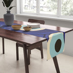 Watercolor Evil Eye Table Runner Gallery Image 2