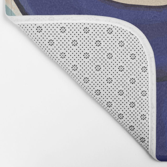 Watercolor Evil Eye Bath Mat Gallery Image 2