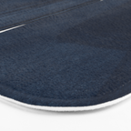 Minimalist Painting Blue I, Navy Decor Bath Mat Gallery Image 3