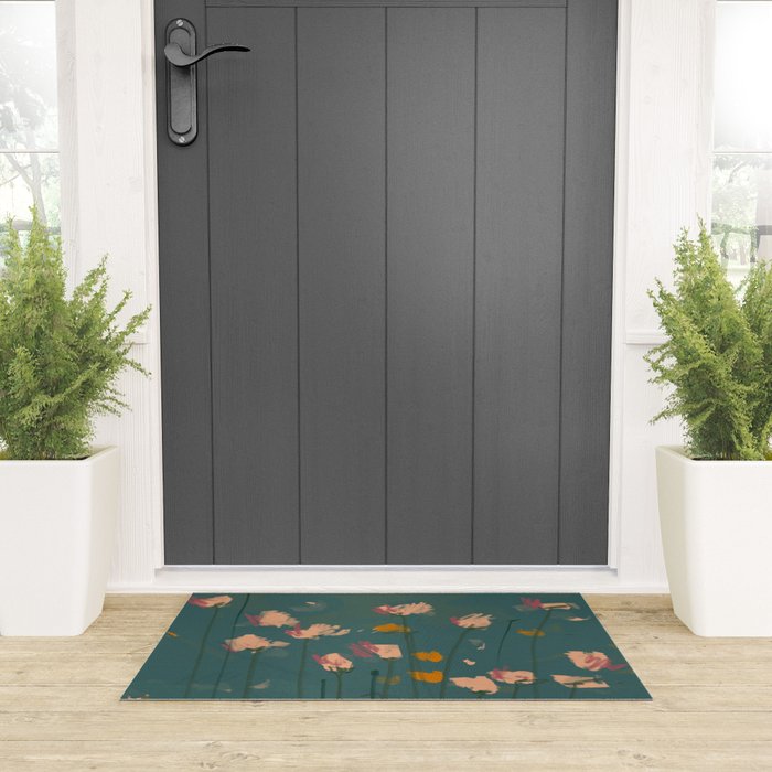 A Field Of Flowers Bloom Welcome Mat Gallery Image 3