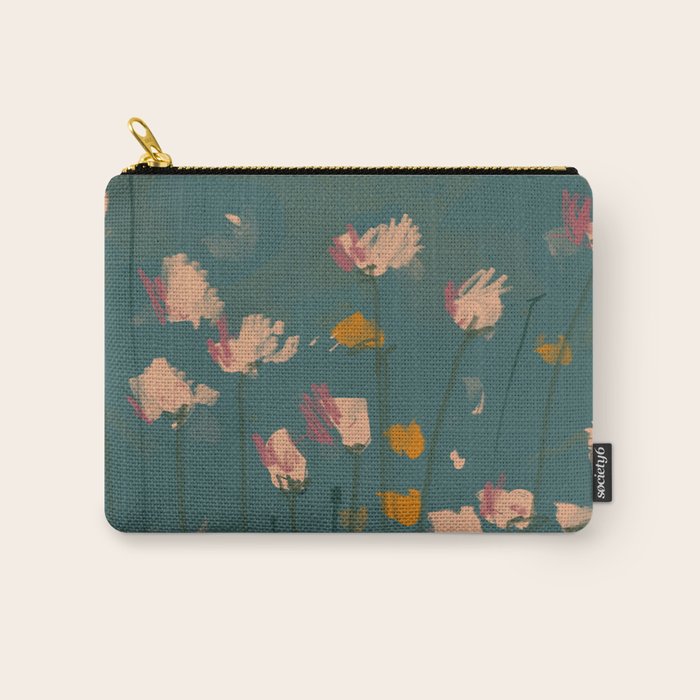 A Field Of Flowers Bloom Carry All Pouch Gallery Image 1