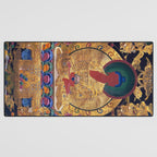 Amitabha Buddha Golden Shambala Thangka Desk Mat Gallery Image 3