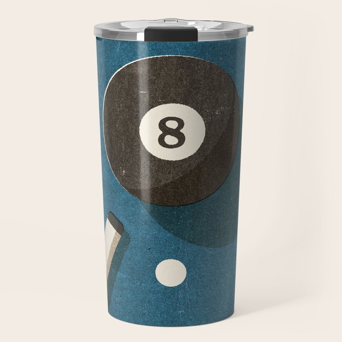 BILLIARDS / Ball 8 Travel Mug Gallery Image 1