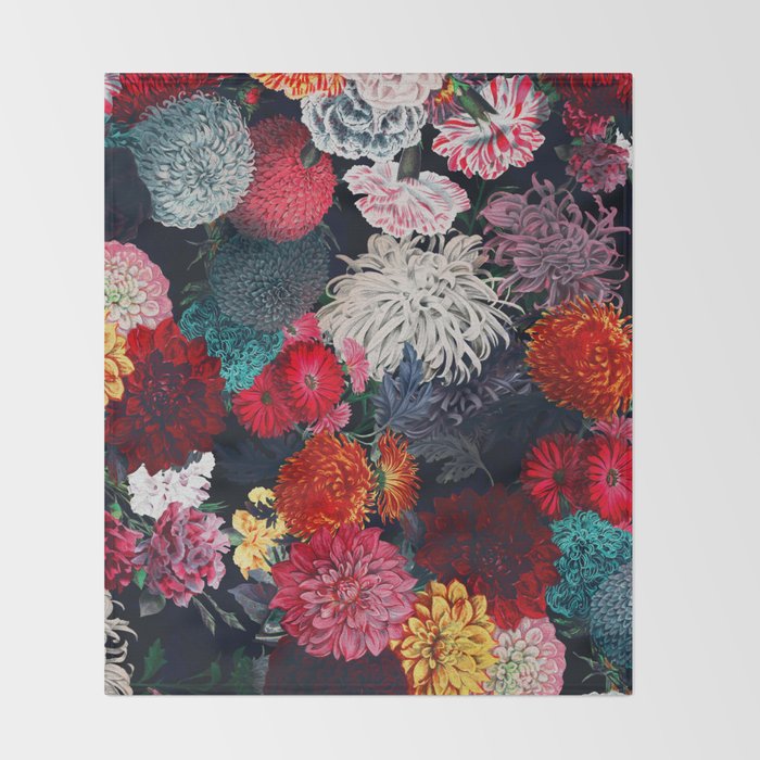 Wildflowers III Throw Blanket Gallery Image 2