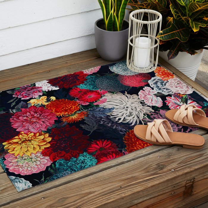 Wildflowers III Outdoor Rug Gallery Image 2